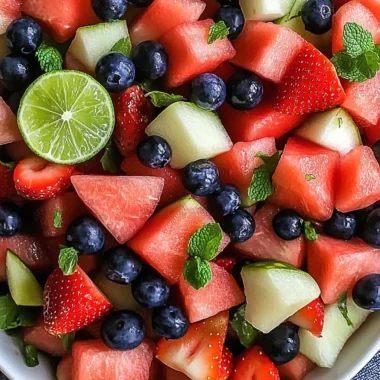 Mojito Fruit Salad