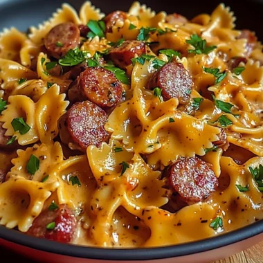 One-Pot Creamy Cajun Sausage Pasta