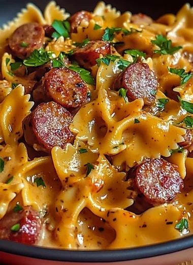 One-Pot Creamy Cajun Sausage Pasta