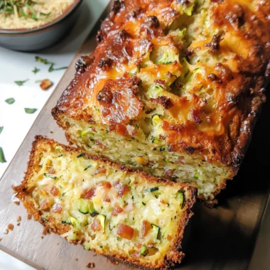 One Bowl Cheesy Zucchini Bread