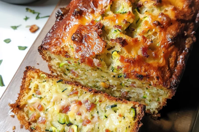One Bowl Cheesy Zucchini Bread
