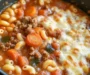 One Pot Beef and Tomato Macaroni Soup