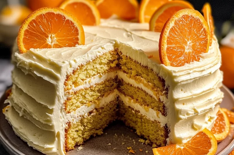 Orange Cream Cake