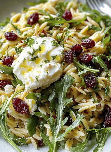 Orzo Arugula Salad Recipe