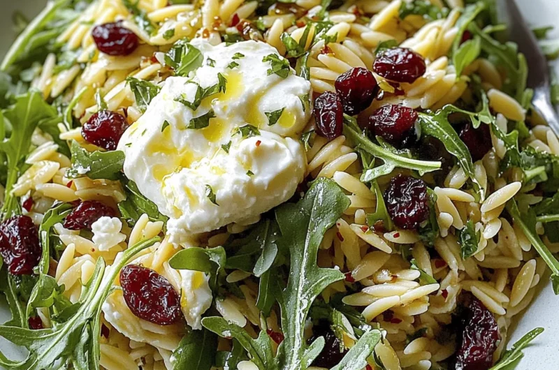 Orzo Arugula Salad Recipe