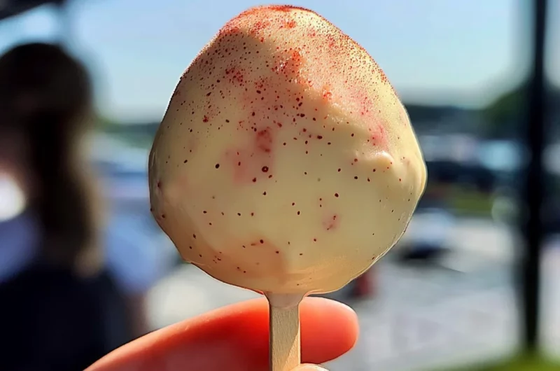 Peach Ice Cream (Viral Asian Peach Ice Cream)