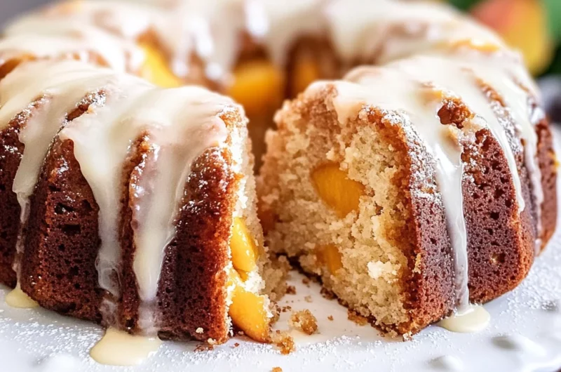 Peach Pound Cake Recipe