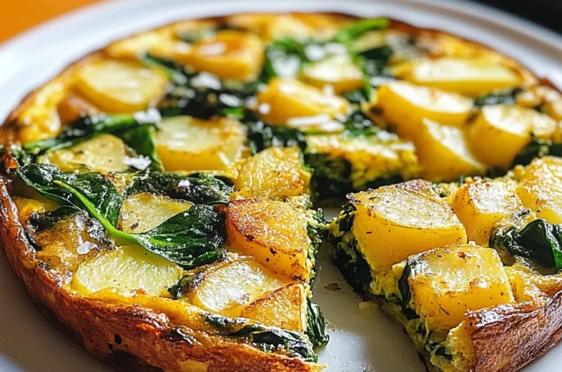 Potato and Spinach Frittata