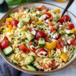 Rainbow Orzo Salad