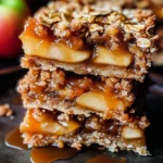 Salted Caramel Apple Pie Bars