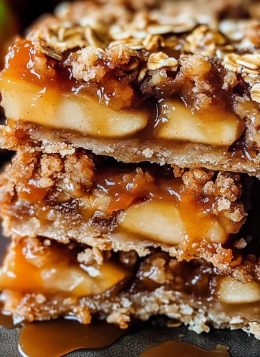Salted Caramel Apple Pie Bars