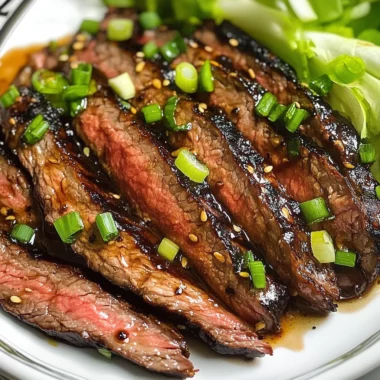 Soy Marinated Flank Steak