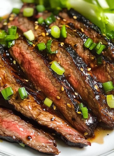 Soy Marinated Flank Steak