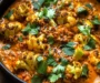 Spice-Roasted Cauliflower in Coconut Tomato Sauce with Lentils