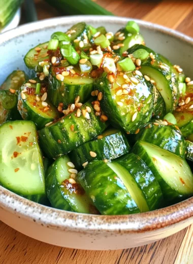 Spicy Asian Cucumber Salad