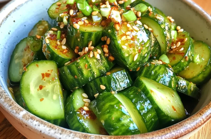 Spicy Asian Cucumber Salad