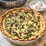 Spinach Mushroom Quiche