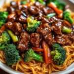 Sticky Beef Noodles
