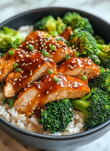 Sticky Chicken Bowls Recipe