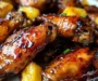 Sticky Pineapple-Teriyaki Chicken Wings in 3 Steps