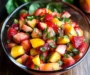Strawberry Peach Fruit Salad Salsa