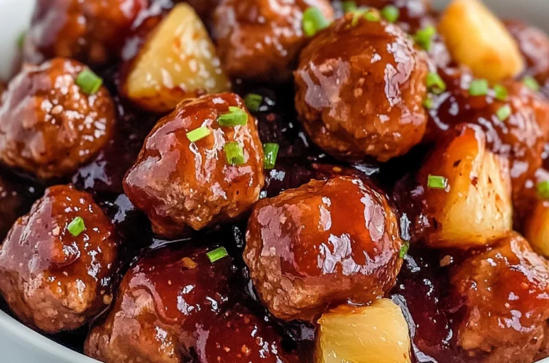 Sweet chili Meatballs Crockpot Recipe