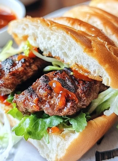 Thai Chili Beef Burger