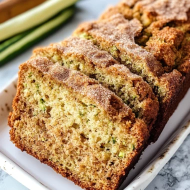 The Best Snickerdoodle Zucchini Bread