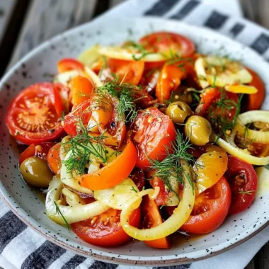 Tomato Fennel Salad