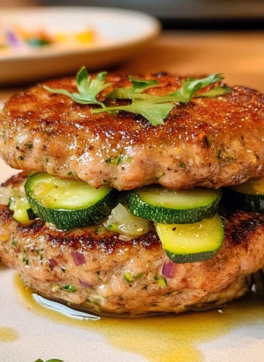 Turkey Burgers with Zucchini