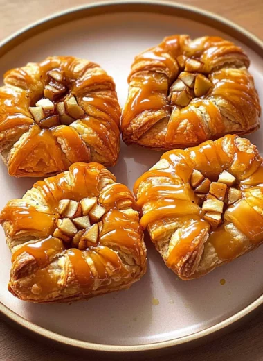 Vegan Caramel Apple Pastries