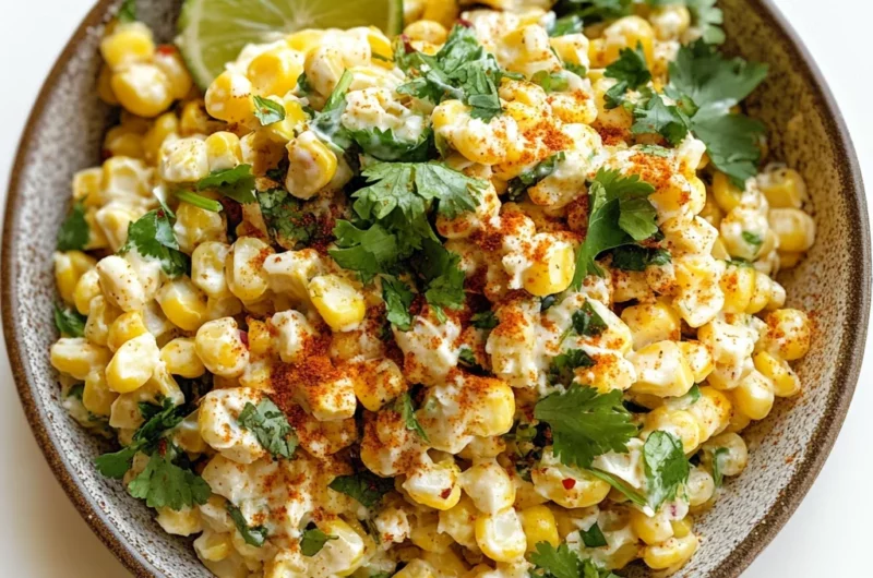 Vegan Mexican Street Corn Salad (Gluten-Free, Allergy-Free)