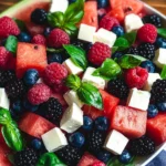 Watermelon Blueberry Salad