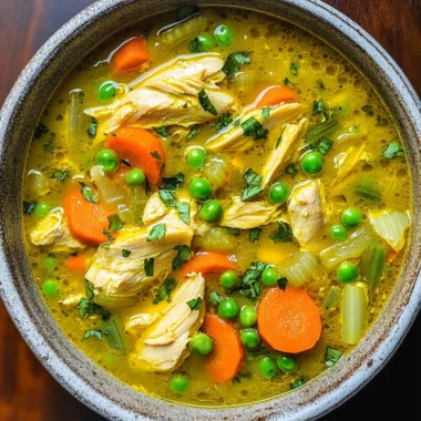 Anti Inflammatory Turmeric Chicken Soup