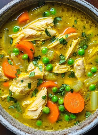 Anti Inflammatory Turmeric Chicken Soup