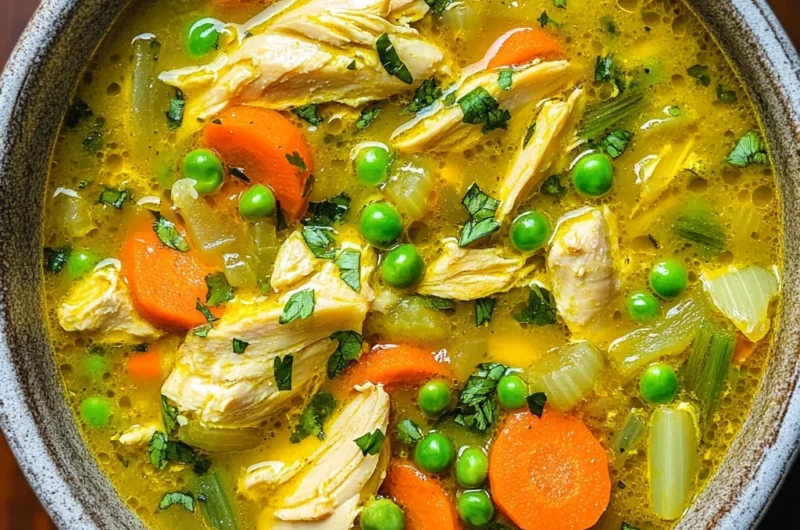 Anti Inflammatory Turmeric Chicken Soup