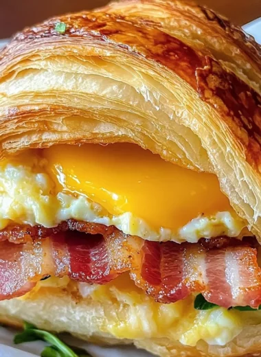 Breakfast Croissant Sandwich