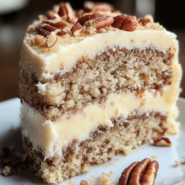 Butter Pecan Bliss Cake: A Toasty, Creamy Dream That’s Pure Comfort in Every Slice