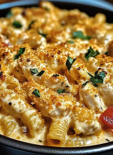 Cajun Cream Cheese Chicken Pasta Bake Recipe