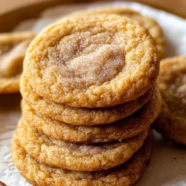 Chewy Pumpkin Snickerdoodle Cookies