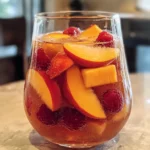 Chilled Peach Moscato Sangria