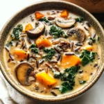 Cozy Autumn Wild Rice Soup