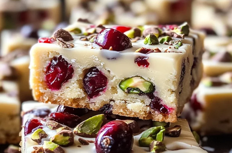Cranberry Pistachio Shortbread Cookies: The Holiday Cookie That Actually Looks Fancy