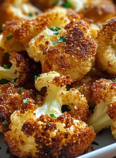 Crispy Roasted Cauliflower