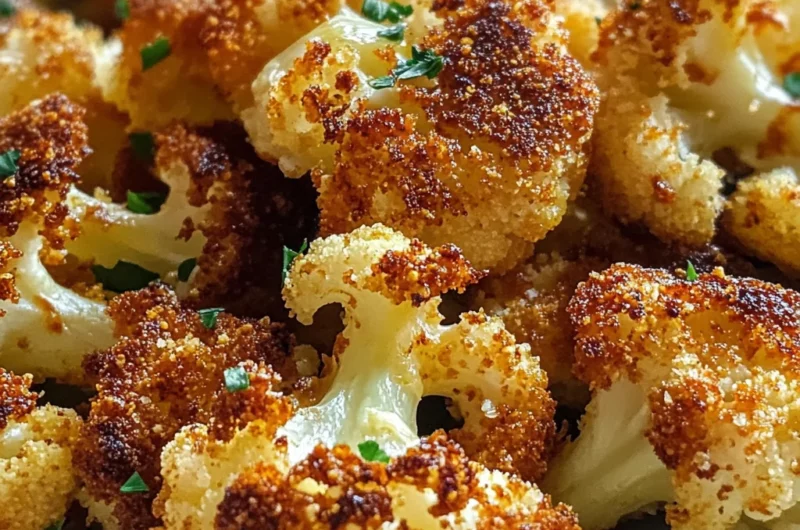 Crispy Roasted Cauliflower