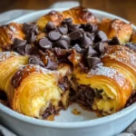Decadent Chocolate Croissant Breakfast Bake