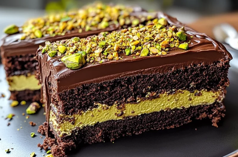 Dubai Chocolate Cake