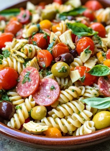 Easy Italian Antipasto Pasta Salad