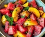 Easy Summer Peach Watermelon Salad