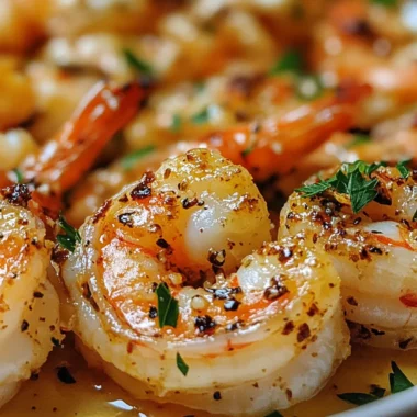 Garlic Parmesan Roasted Shrimp